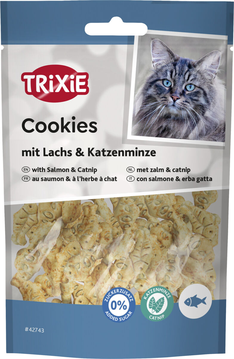 Trixie Cookies mit Lachs & Katzenminze 50 g