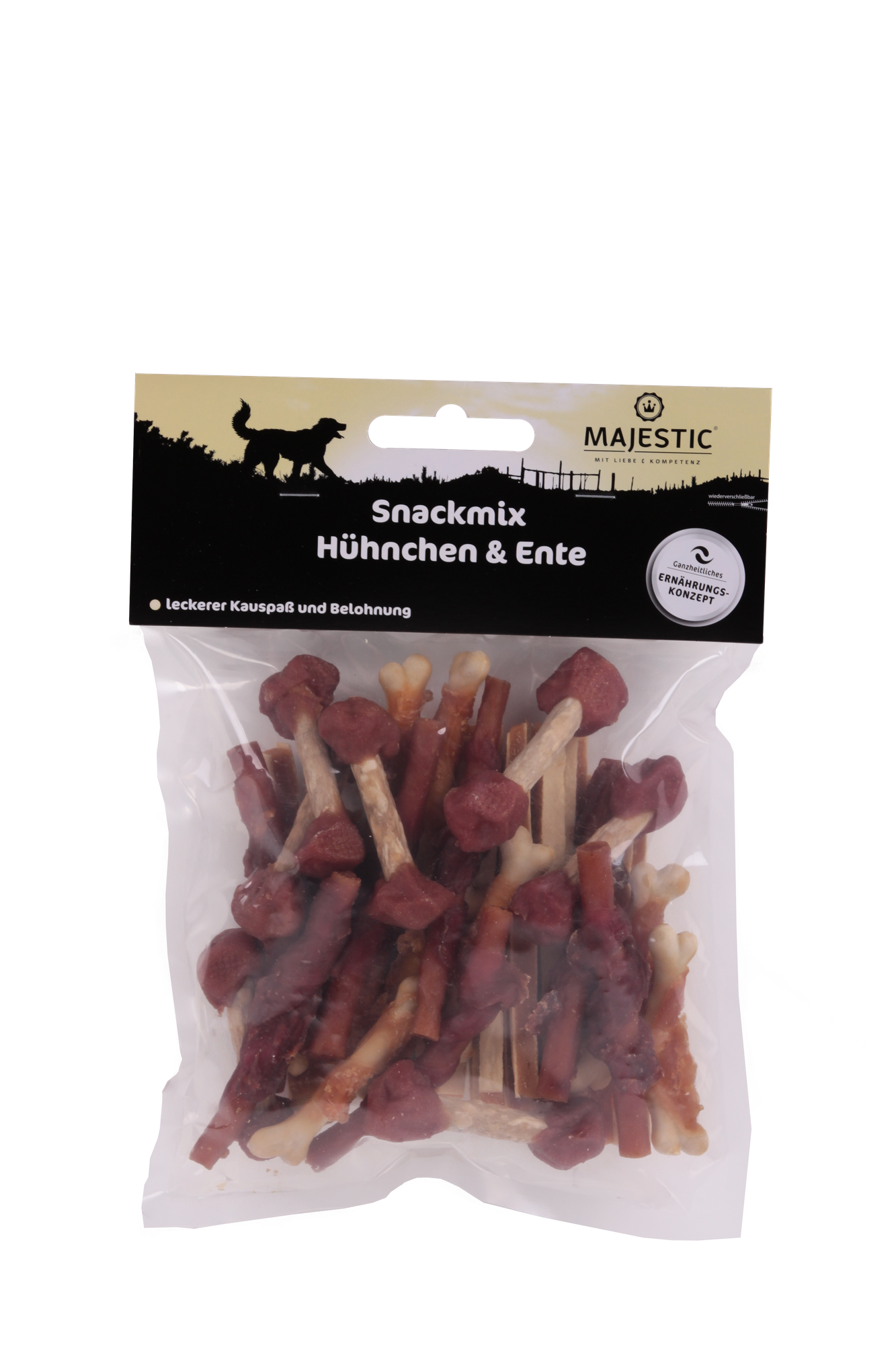 Majestic Snackmix Huhn & Ente Hunde 400 g