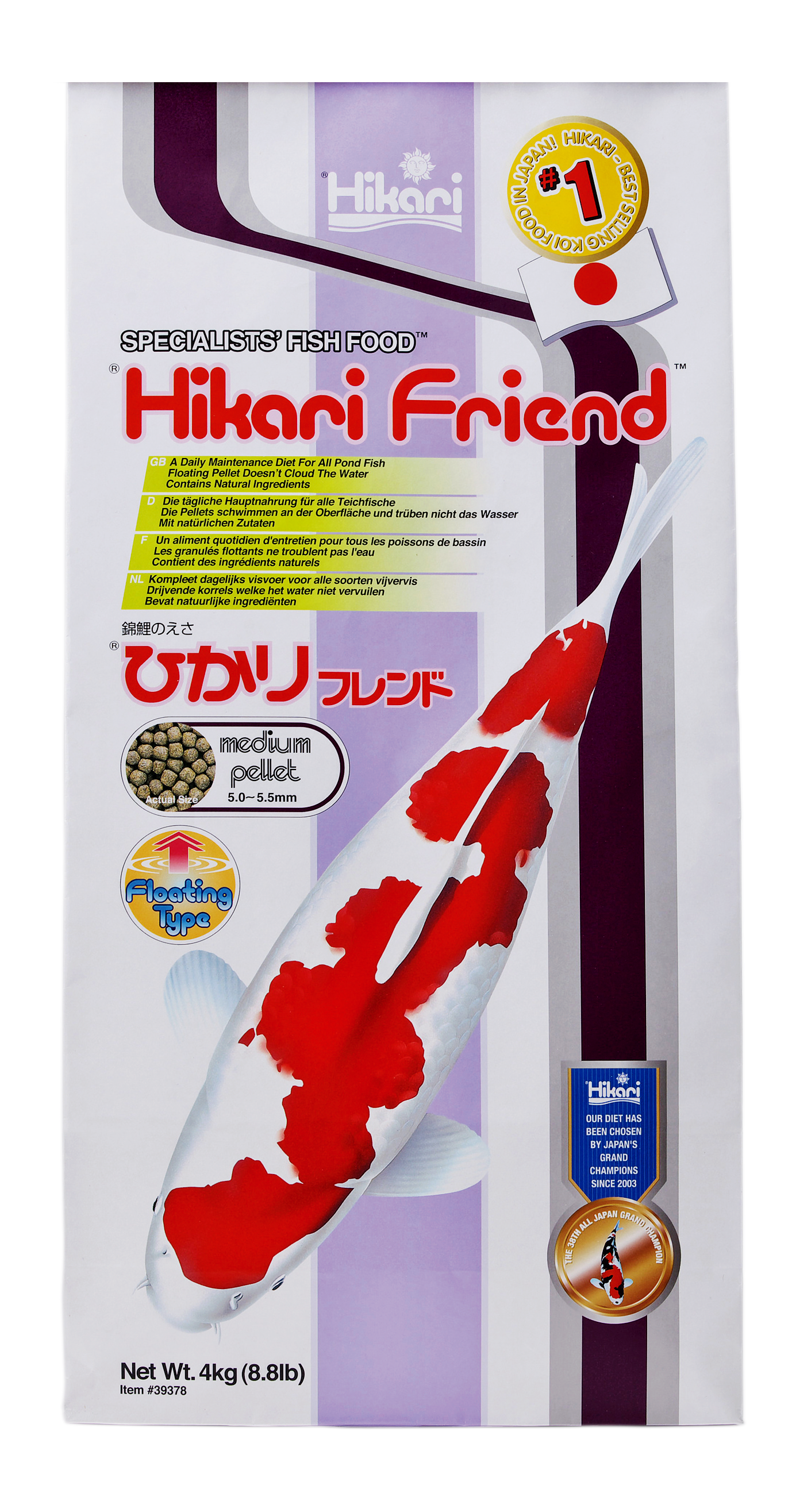 HIKARI Friend Medium 4 kg Koifutter