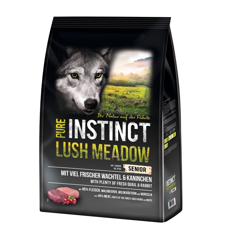 PURE-INSTINCT-4kg-LUSH-MEADOW_221955_SAGAFLOR_AG_Web_4056727130427 Pure Instinct Lush Meadow Senior Kaninchen und Wachtel 4 Kg