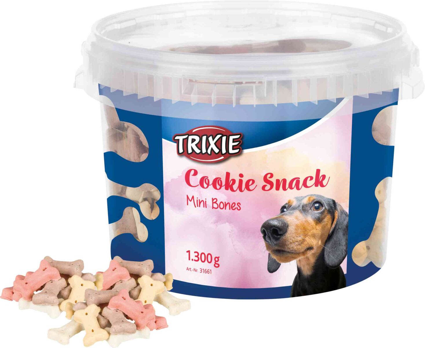 Trixie Vegan Cookie Mini Bones 1,3 Kg Eimer