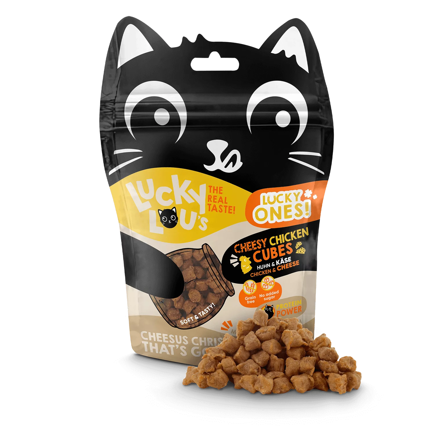 Lucky Lou Lucky Ones Cubes Käse & Huhn 80 g