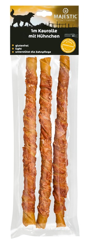 MAJESTIC-1-Meter-Kaurolle-mit-H-1-4-hnchen_155789_SAGAFLOR_AG-Web Majestic 1 Meter Kaurolle mit Huhn 315 g