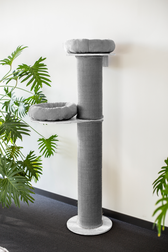 Azoona-Kratzbaum-Minimus-grau-160-cm Azoona Kratzbaum  Minimus grau 160 cm