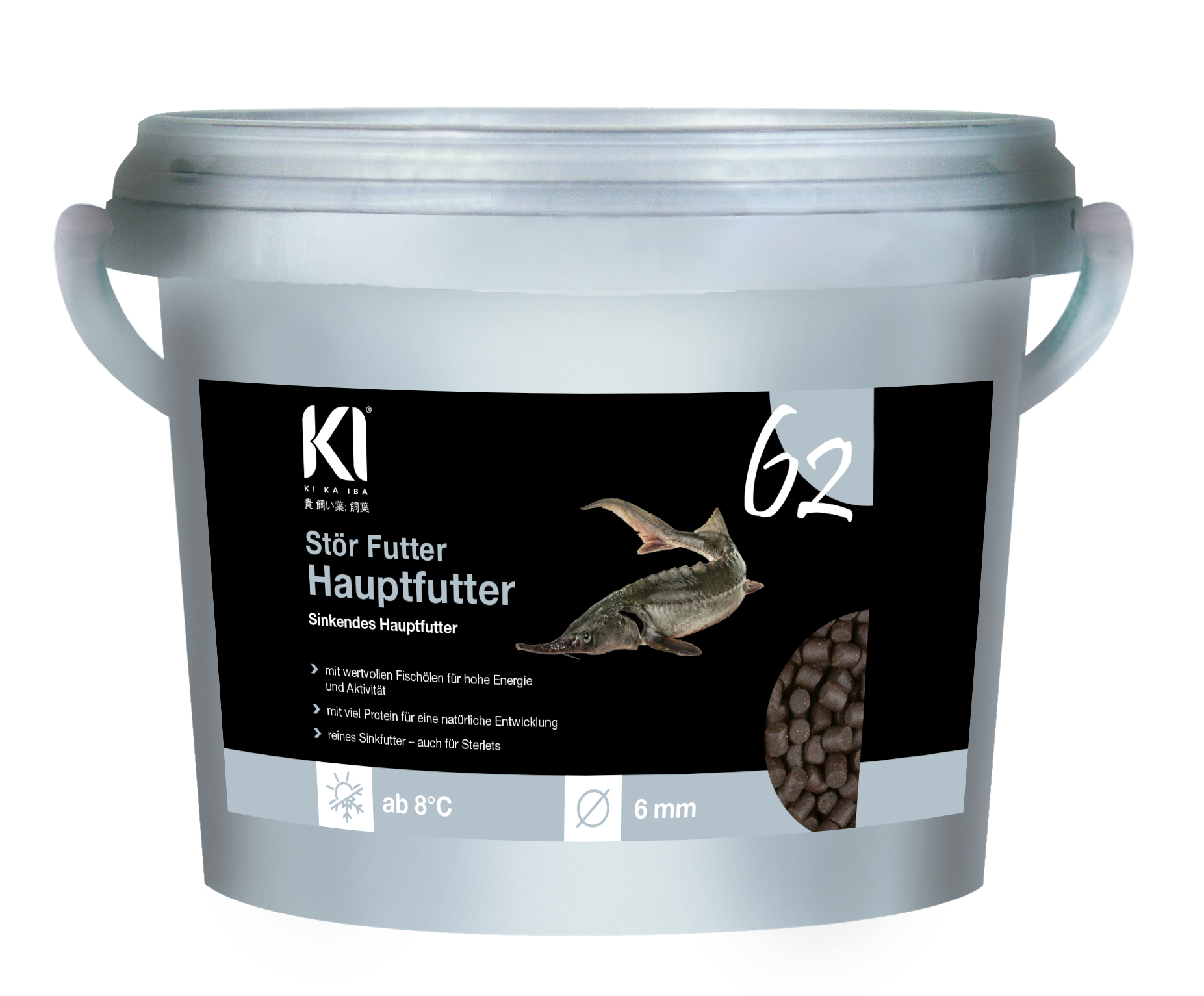 KI KA IBA Stör Hauptfutter  6 mm