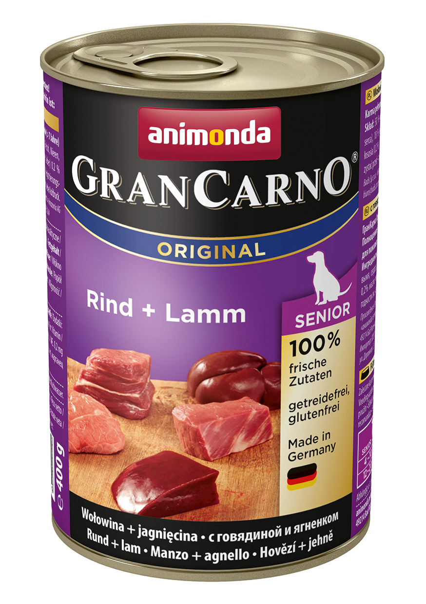 abb-animonda-grancarno-original-senior-82737 Animonda GranCarno Adult mit Rind + Lamm 400 g