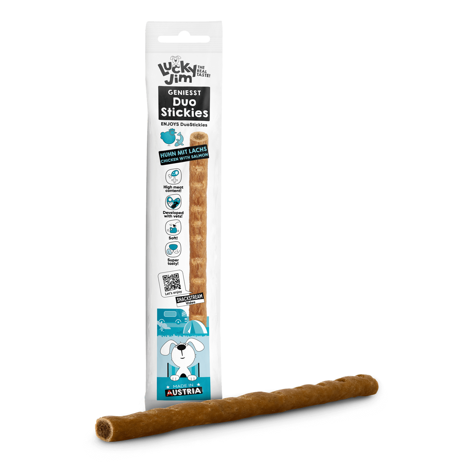 Lucky Jim DuoStickies  Huhn mit Lachs 15 g