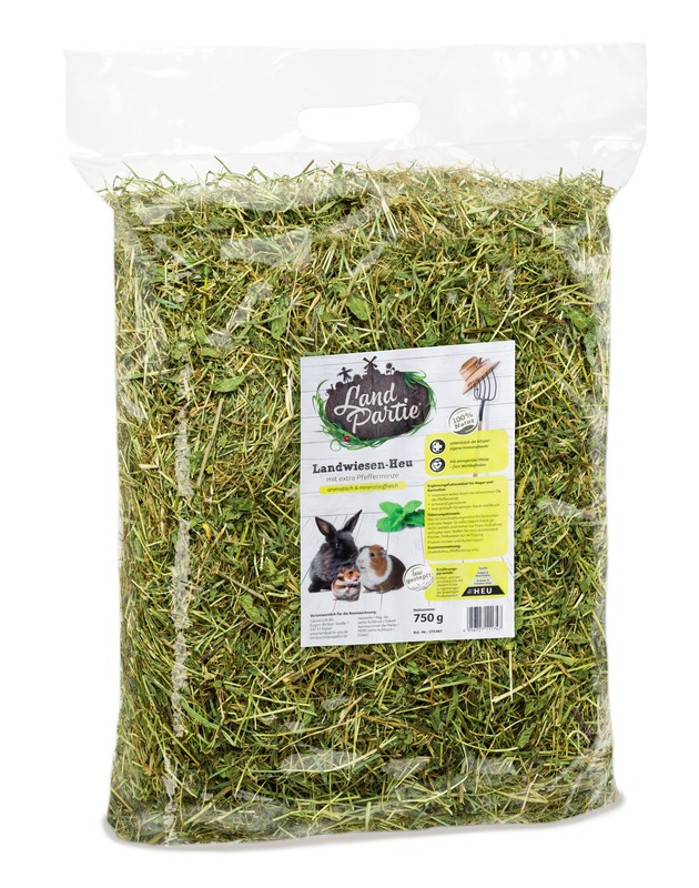 LandPartie Landwiesen Heu mit Pfefferminze 750 g LandPartie Landwiesen Heu mit Pfefferminze 750 g