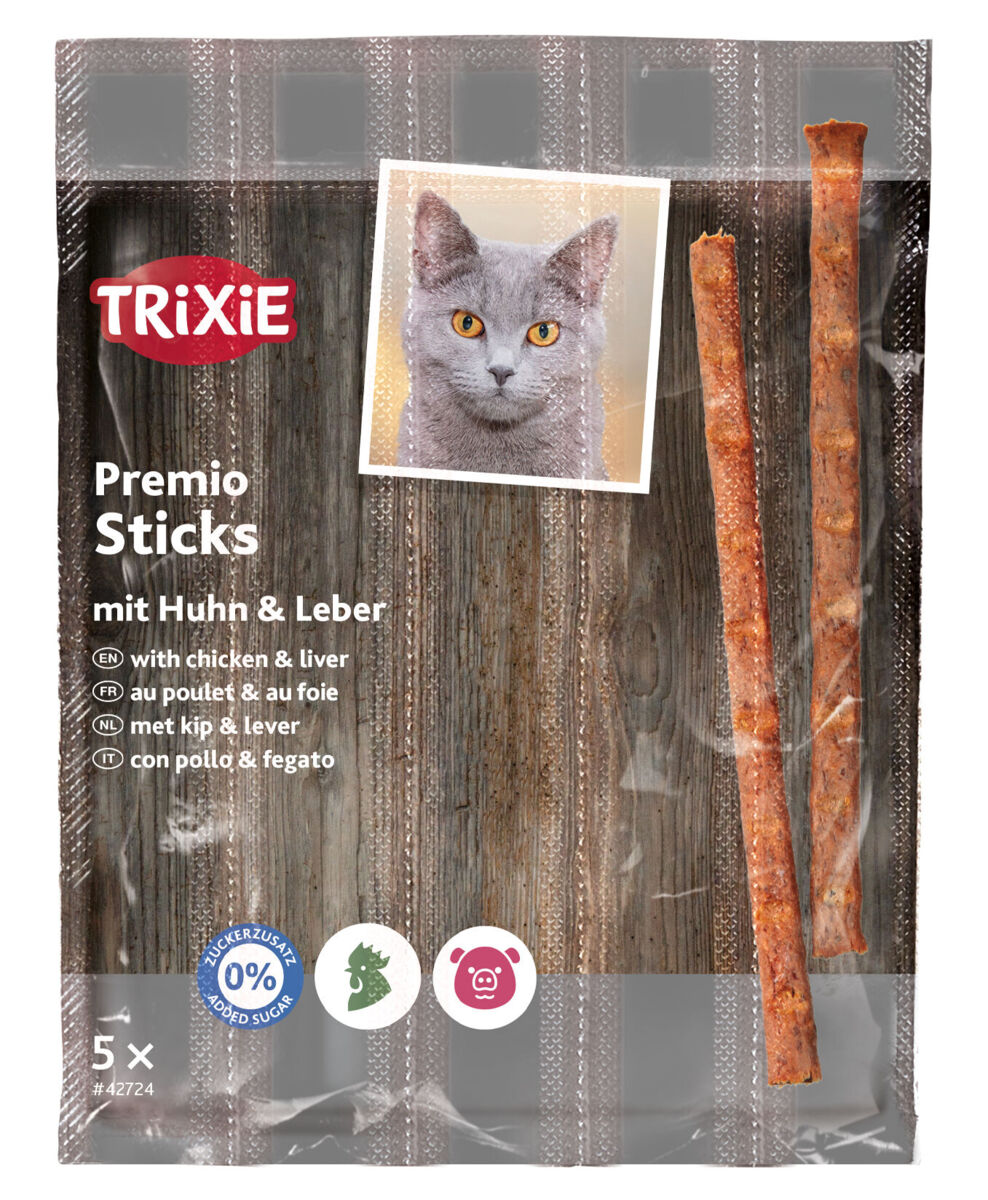 Trixie Premio Sticks mit Geflügel & Leber 25 g