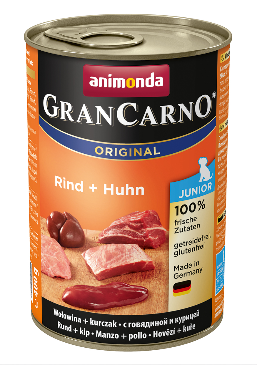 abb-animonda-grancarno-original-junior-82729 Animonda GranCarno Junior mit Rind + Huhn 400 g