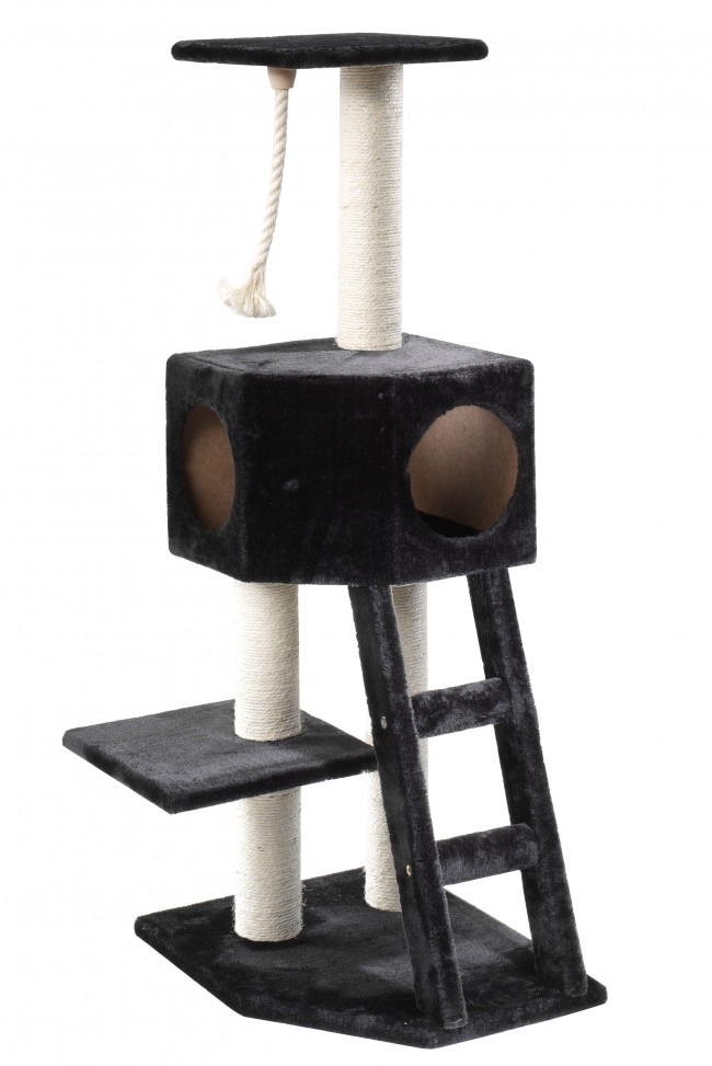 431-417256_f EBI Kratzbaum Classic Eco Rover 50 x 40 x 120 cm schwarz