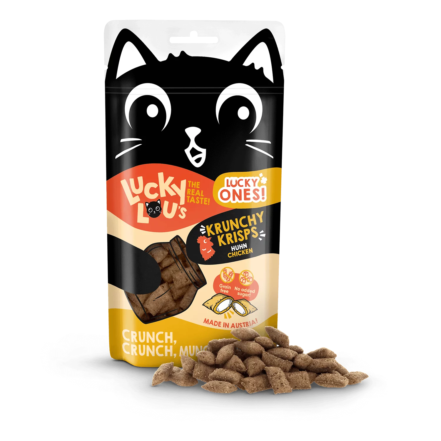 Lucky Lou Krunchy Krisps Huhn 60 g