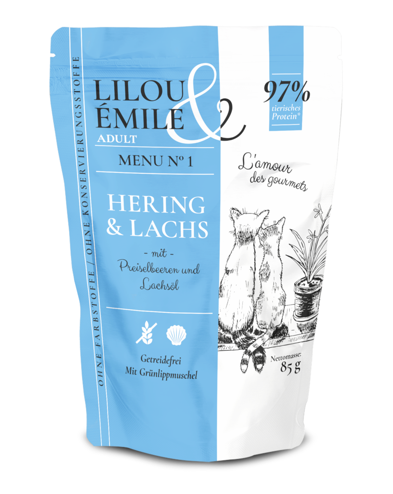 Lilou & Émile Adult Menu  85 g Pouch versch. Sorten