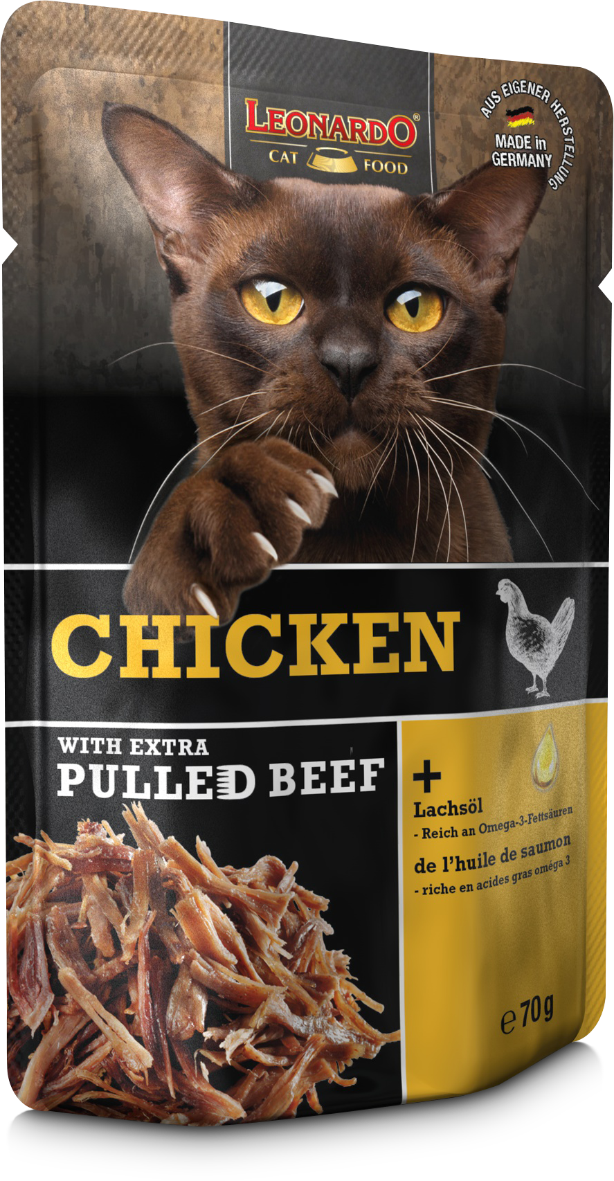 Leonardo Chicken + Extra Pulled Beef 70g