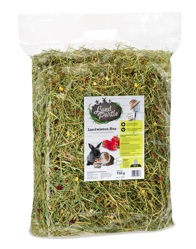 LandPartie Landwiesen Heu mit Gartengemüse 750g LandPartie Landwiesen Heu mit Gartengemüse 750g
