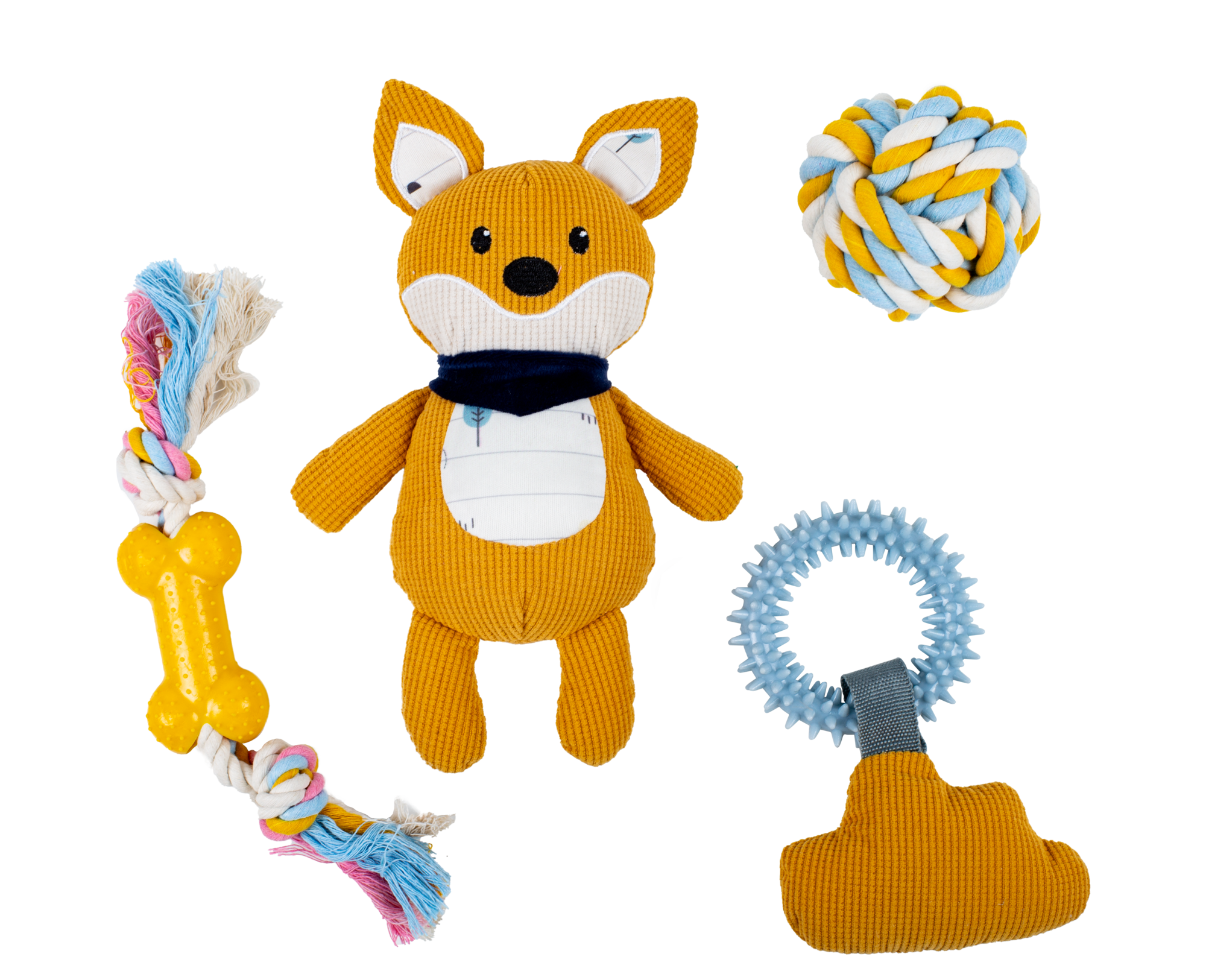 Azoona Puppy Geschenkset  4-teilig hellblau