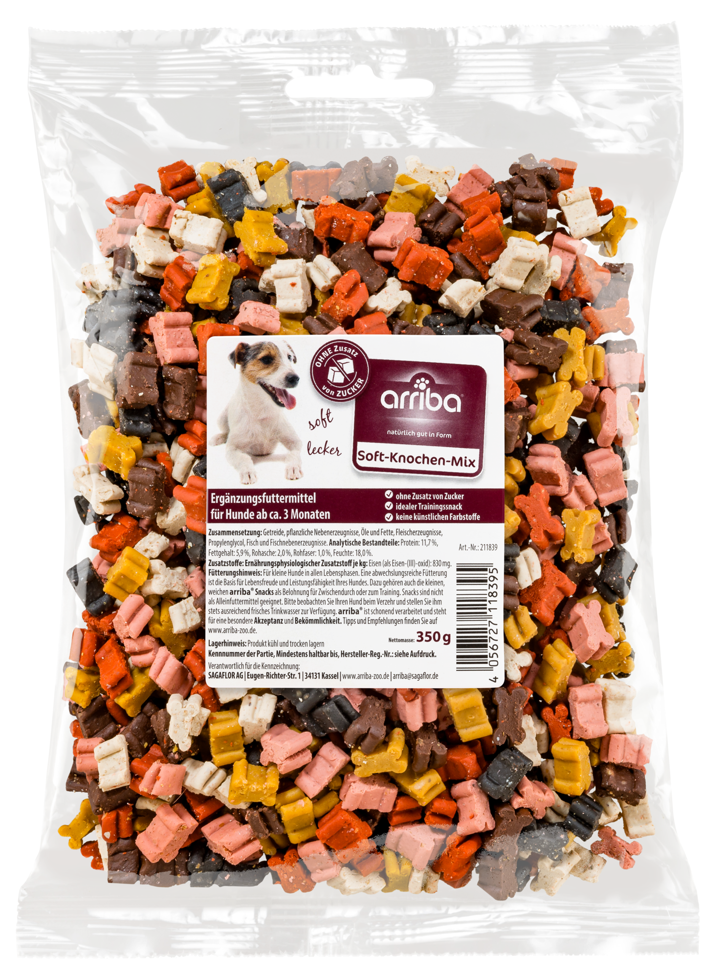 Arriba Soft Soft Knochen Mix 350 g