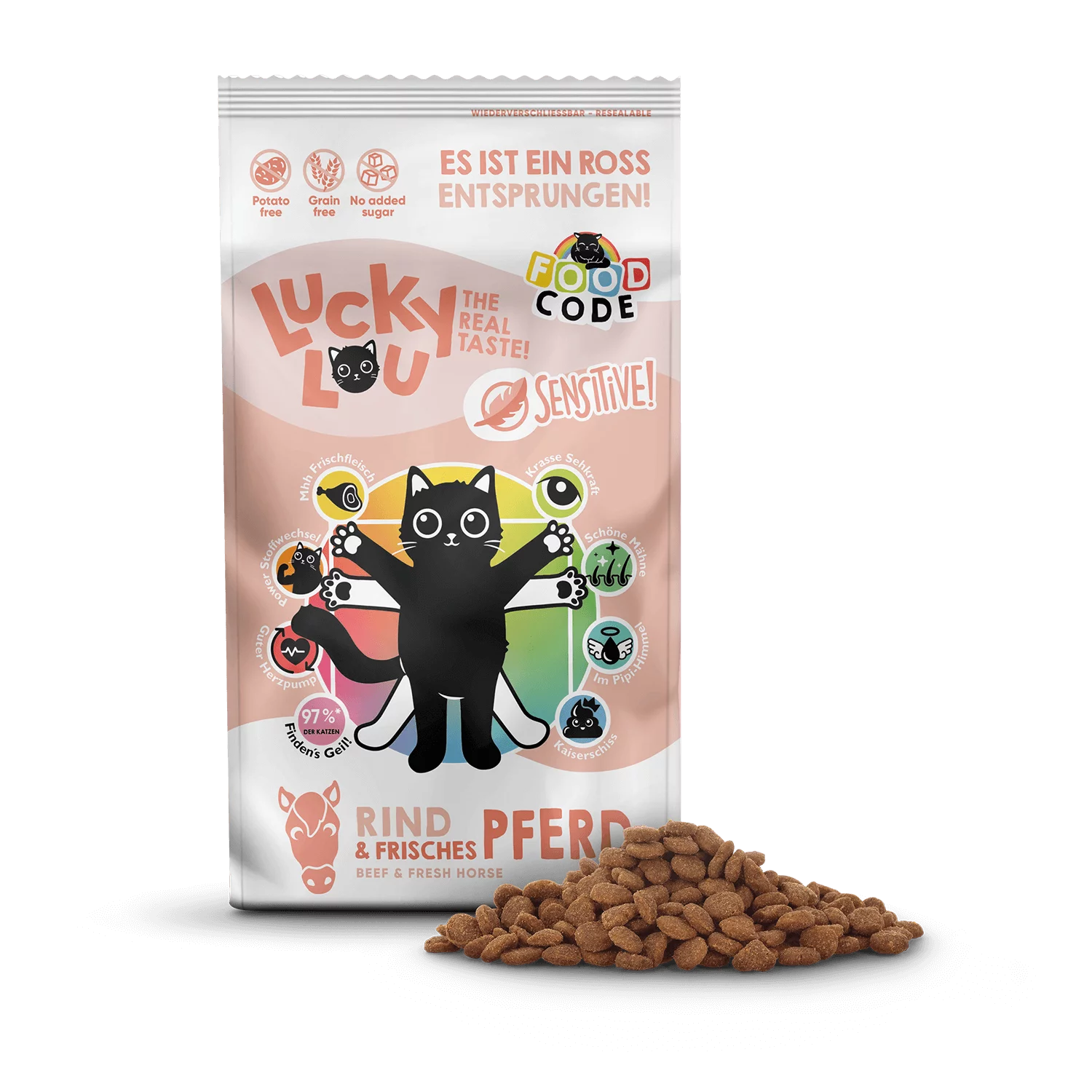 Lucky Lou Sensitive Adult Rind & Pferd