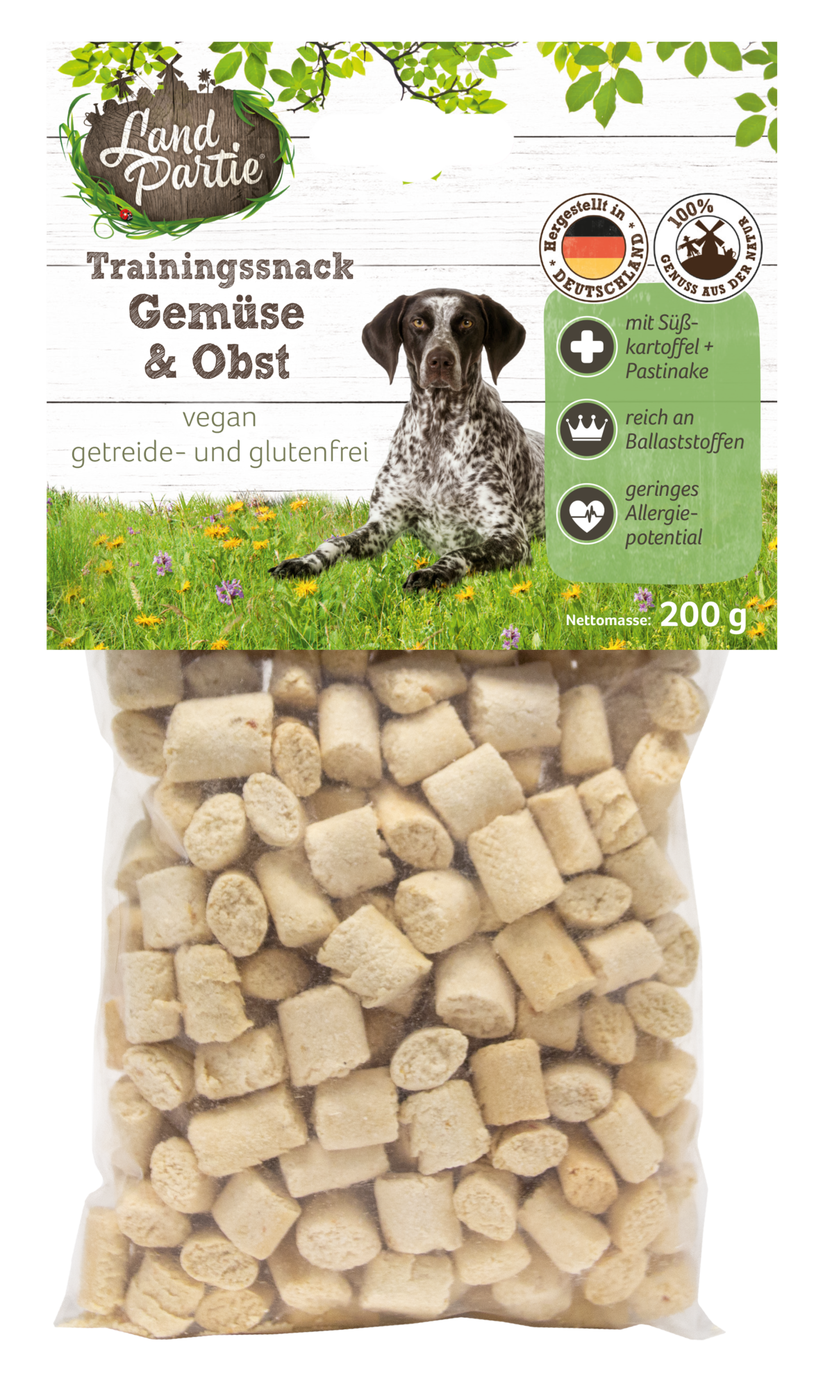LandPartie Trainingssnack Gemüse & Obst 200g