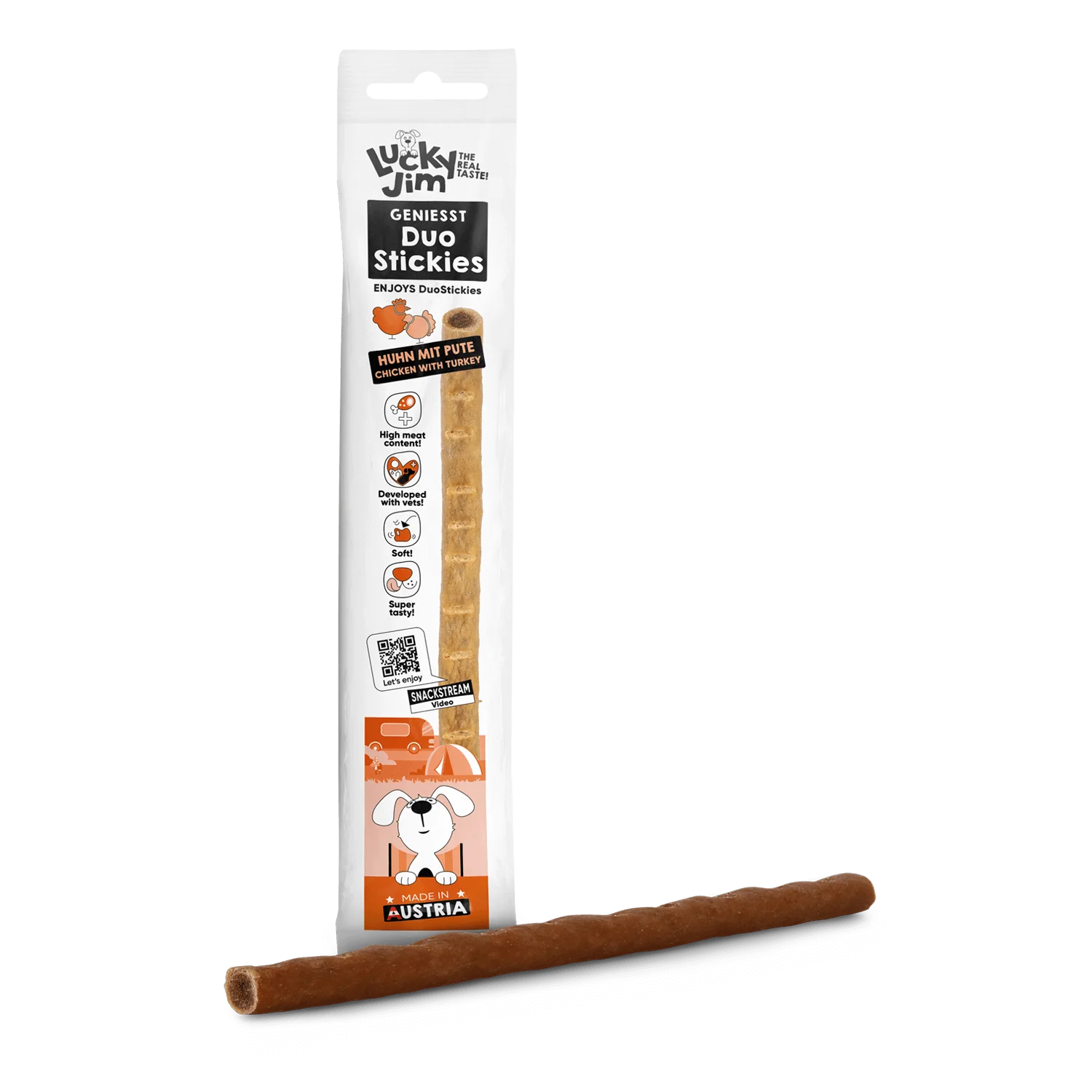 Lucky Jim DuoStickies Huhn mit Pute 15 g