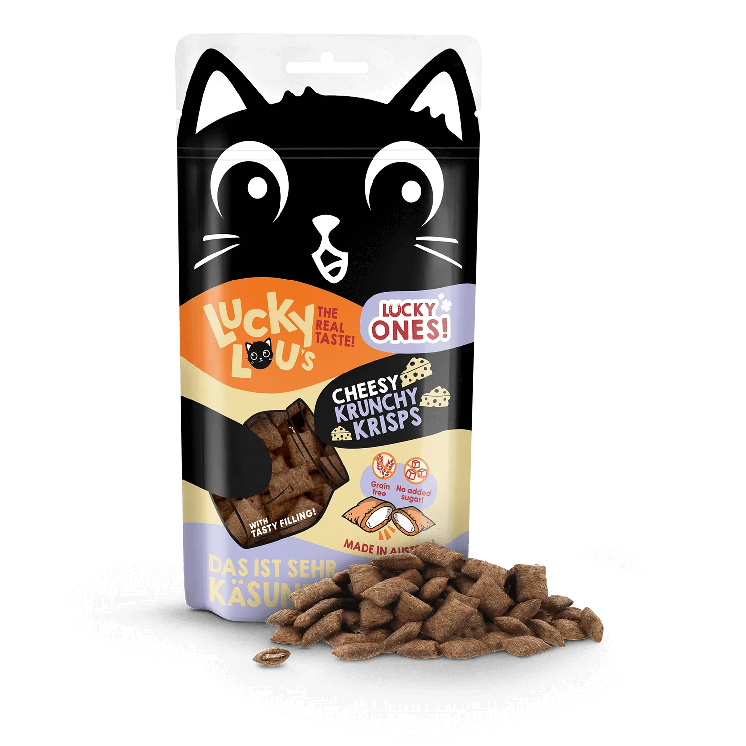 Lucky Lou Krunchy Krisps Käse 60 g