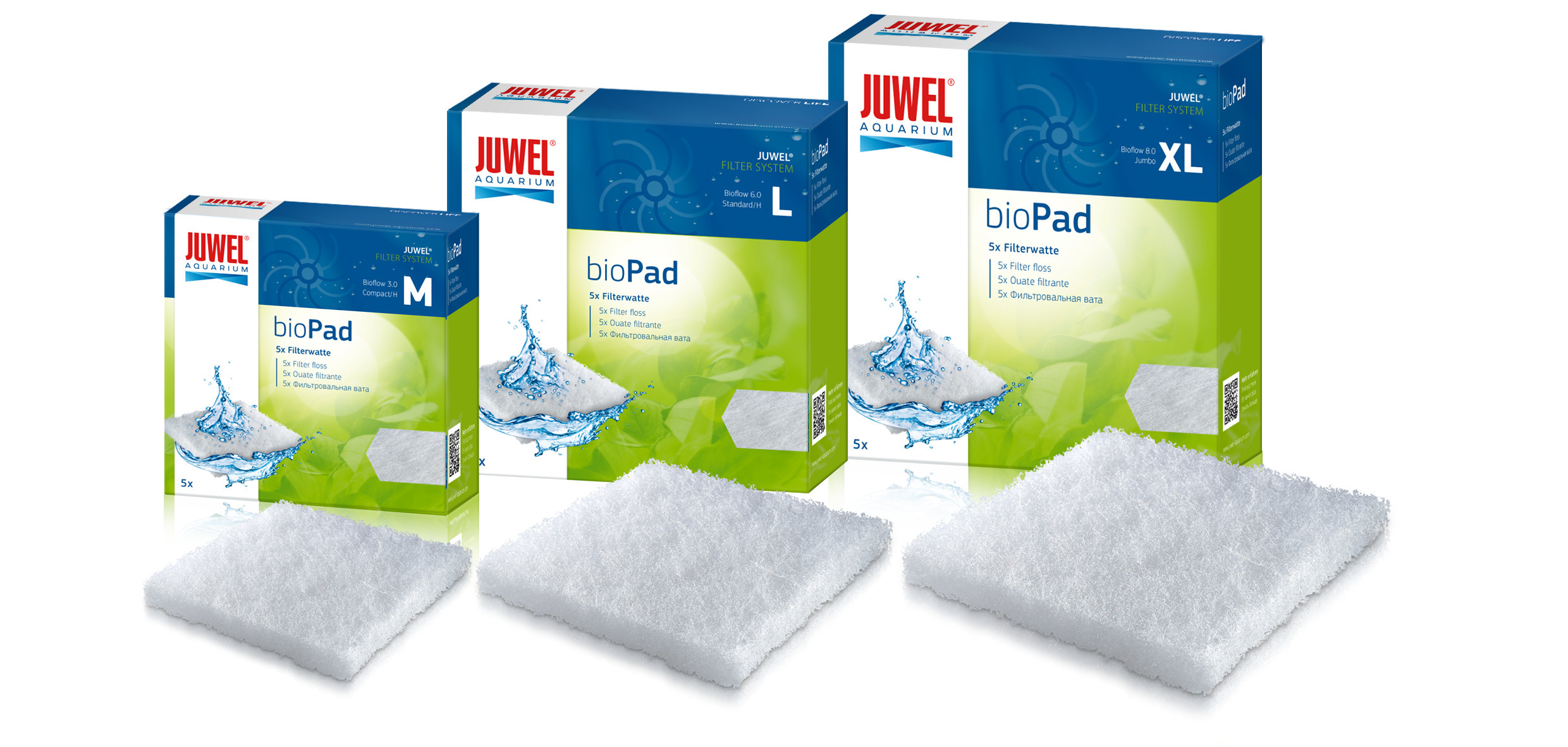 Juwel bioPad Filterwatte 5er Pack