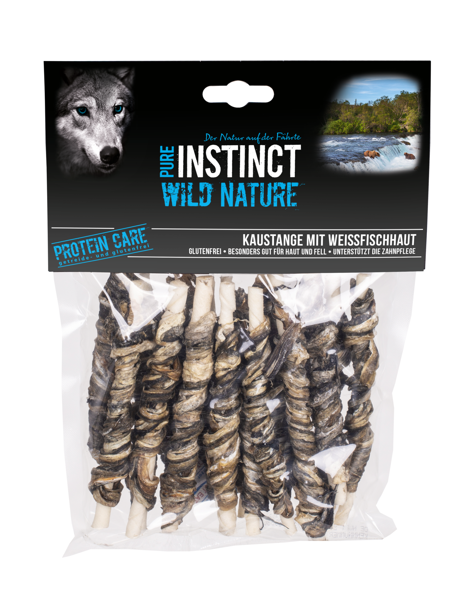 Pure Instinct Wild Nature Weißfisch Kaustange  160 g Pure Instinct Wild Nature Weißfisch Kaustange  160 g