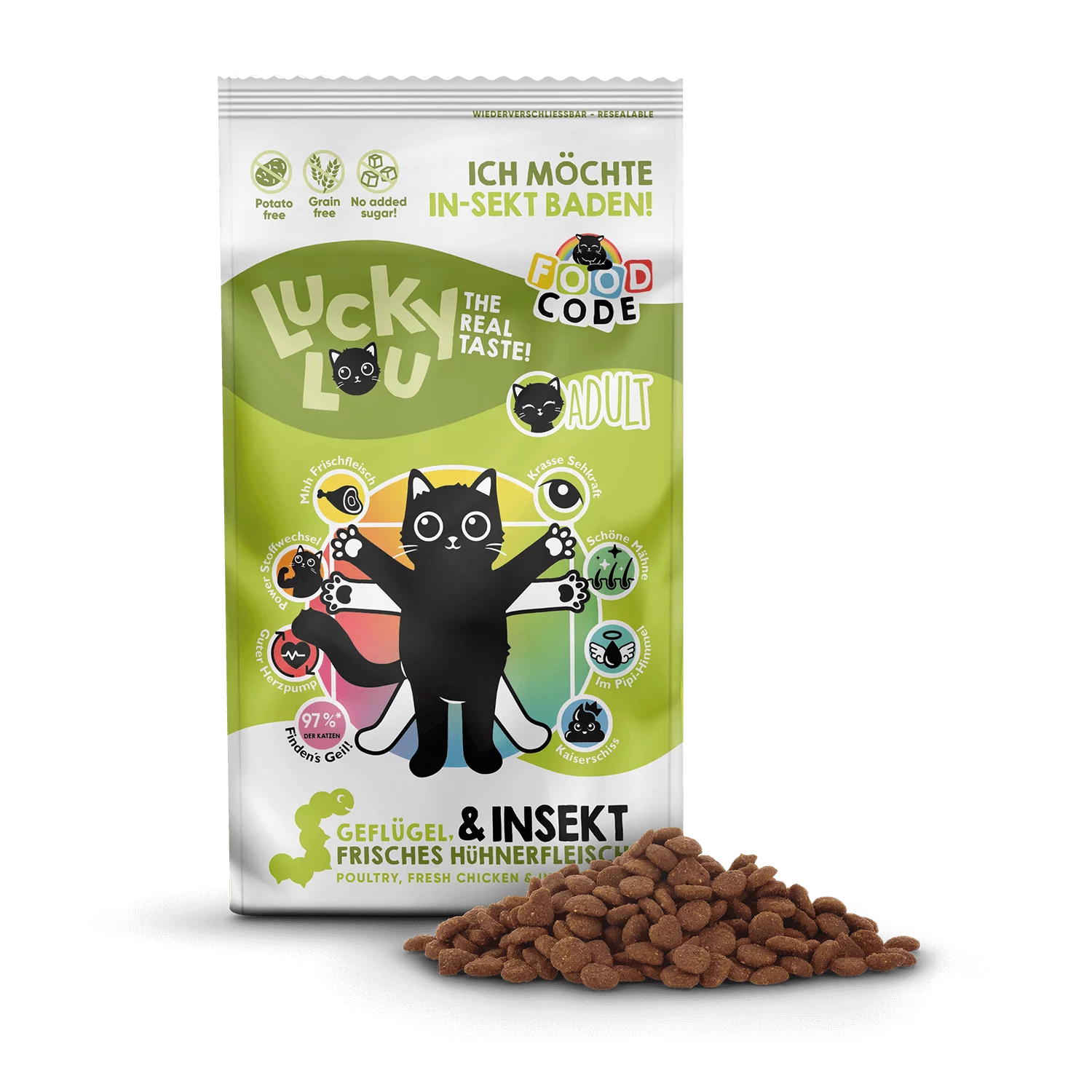 Lucky Lou Adult Geflügel & Insekten