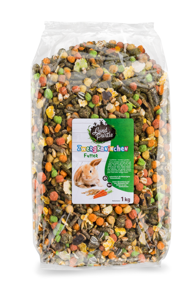Landpartie Zwergkaninchen Futter