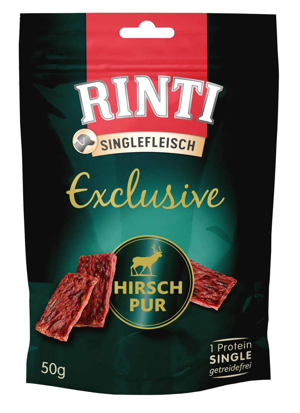 Rinti Exclusive Snack Hirsch pur 50 g Rinti Exclusive Snack Hirsch pur 50 g