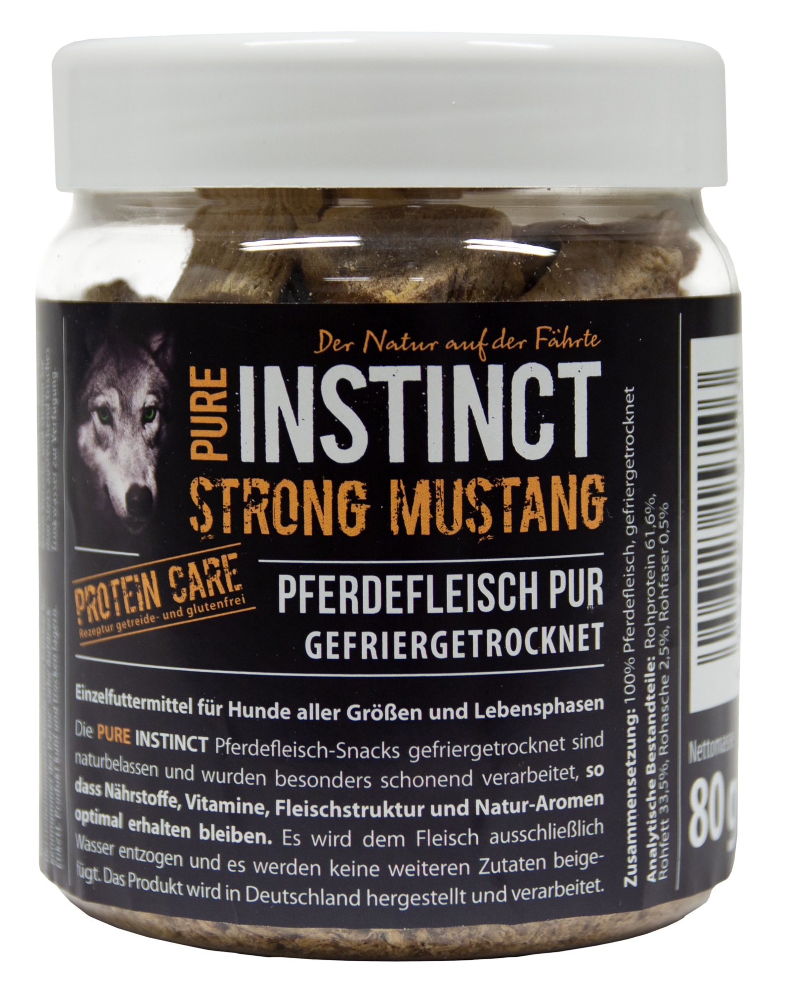 Pure Instinct  Pferdefleisch PUR gefriergetrocknet 80 g