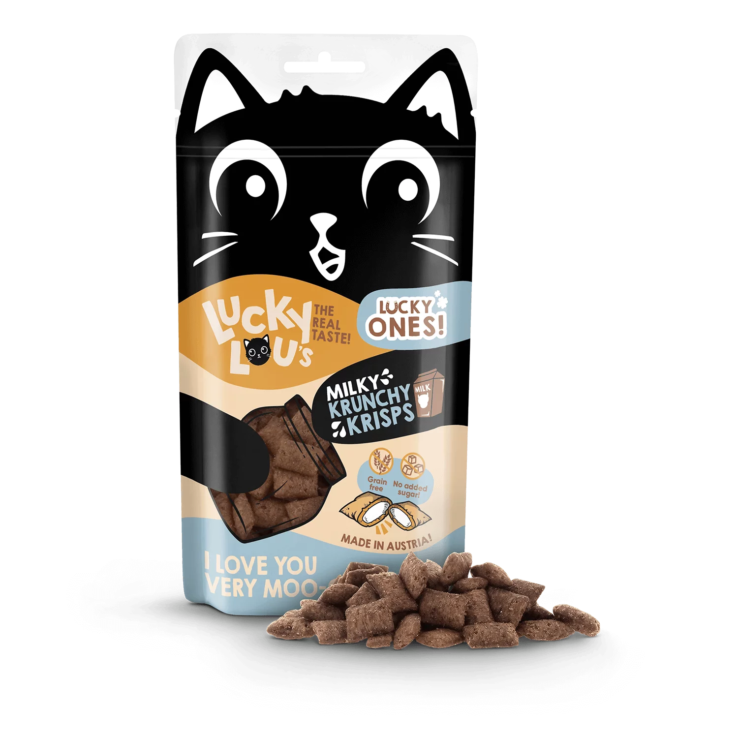 Lucky Lou Krunchy Krisps Milch 60 g