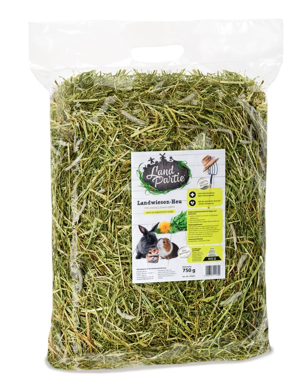 LandPartie-Premiumheu-lose-gestopft-750g-mit-L-wenzahn_148236_SAGAFLOR_AG-Web LandPartie Landwiesen Heu mit Löwenzahn 750g