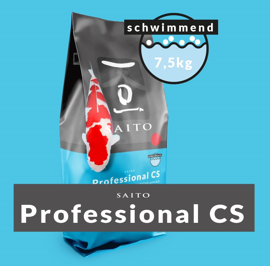 Professional-CS-floating_Bild Saito Professional  CS floating 4mm 7,5 Kg Koifutter schwimmend