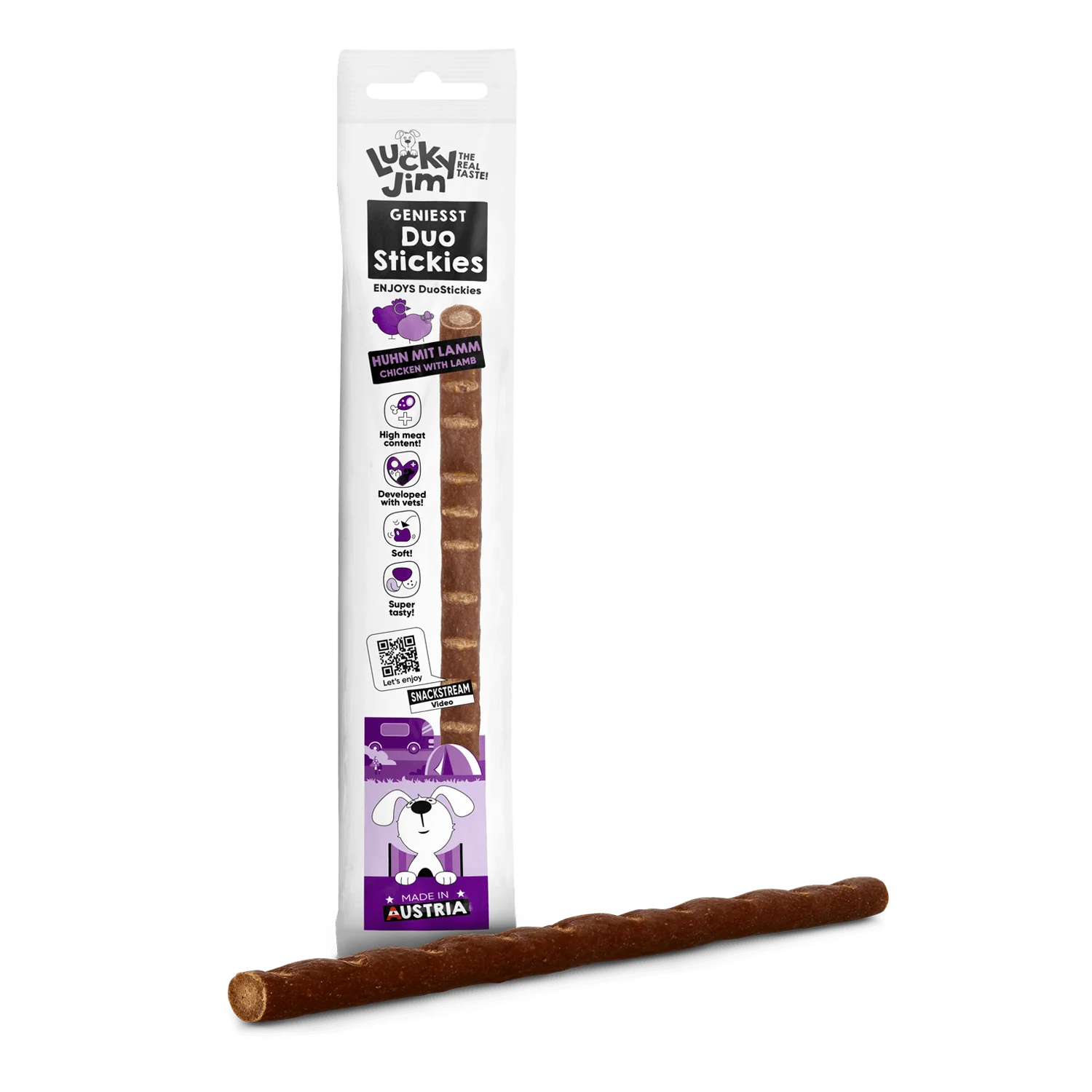 Lucky Jim DuoStickies  Huhn mit Lamm 15 g