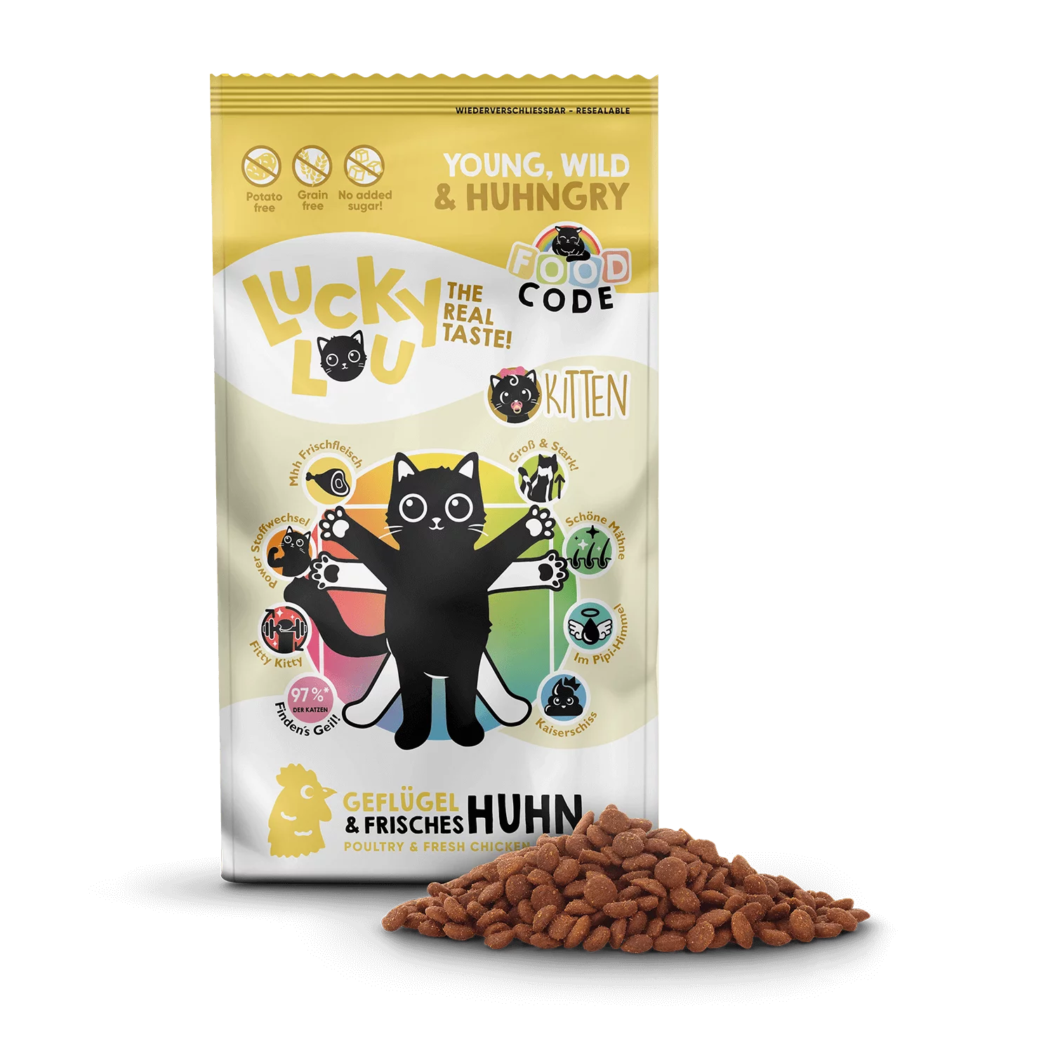 Lucky Lou Kitten Geflügel & Huhn